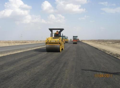 Installation of culvert km 1856  course