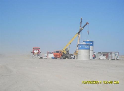 Assembling of Cement conc. plant