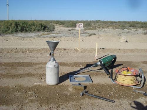 Field tests for compaction of pavement layers and subgrade at the 9th site of Todini Costruzioni Generali S.p.A.