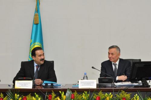 Enlarged meeting of the Board of the Ministry of Transport and Communications with the participation of Mr. Massimov Karim, PM