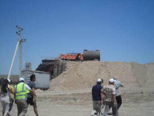 Asphalt concrete plant