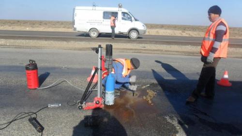 Field tests for compaction of pavement layers and subgrade at the 9th site of Todini Costruzioni Generali S.p.A.