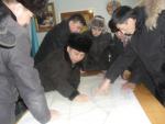 14.01.11. Gathering of owners of land plots in Staryi Ikan village (Turkestan).   