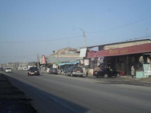 15.01.11. Going round the trade objects, built-up by encroachment in Yntymak village (Shymkent)