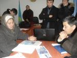 18.01.11. Meeting with the owners, who are not satisfied with evaluation in Tortkol village (Ordabassy district)