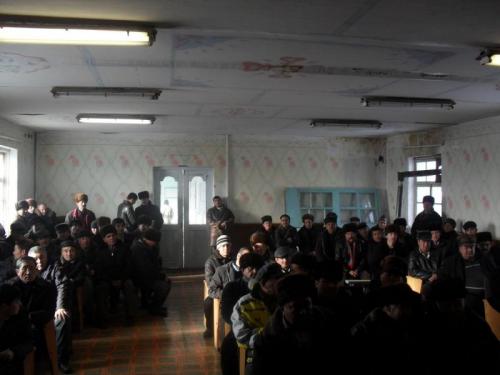 19.01.11. Meeting with inhabitants of Staryi Ikan village, attended by Designer, Contractor, Employer. 