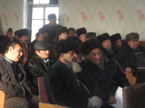 19.01.11. Meeting with inhabitants of Staryi Ikan village, attended by Designer, Contractor, Employer. 