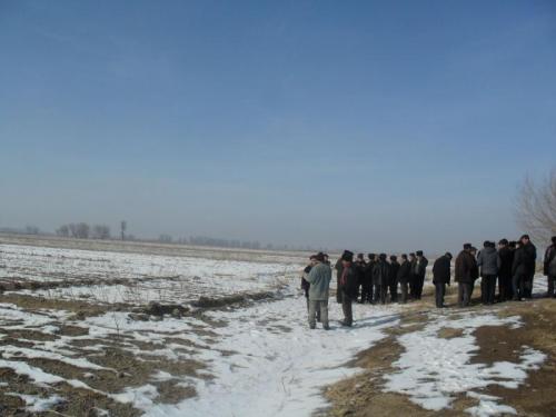 17.01.11.Visit of the group including all participants of Project and land owners to the acquired fields under crops Staryi Ikan