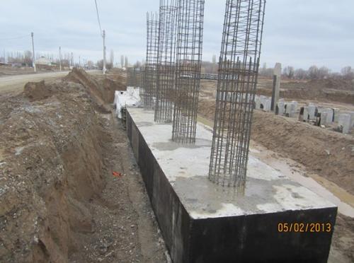 Progress of work of Contracting Company «AKM/PLANUM» km 2216.10-2231, Temirlan village by-pass . Febrary 2013