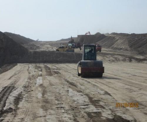 Progress of work of Contracting Company «AKM/PLANUM» km 2216.10-2231, Temirlan village by-pass . Febrary 2013