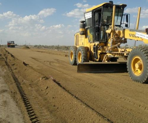 Construction of subbase at PK1108+00