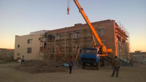 RMD. RMW building, external walls finishing. Lot No.5 1578-1650 km