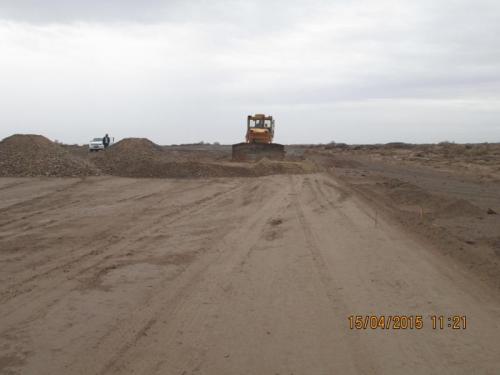 Progress of work of Company “Todini/ Impregilio/ Kazakhdorstroi” JV lot 4 (km 171,1-214,3). April 2015.