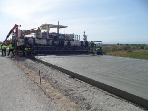 PK 450+00 -445+00 Concrete Pavement works 