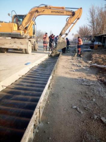 Construction of widening of pavement