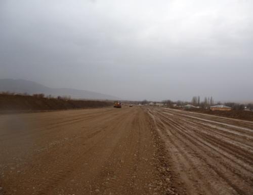 Km 59 Finishing of subgrade 