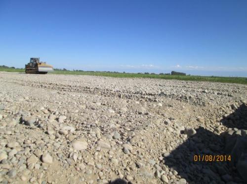 Progress of work of Company “Todini/ Impregilio/ Kazakhdorstroi” JV lot 5 (km 214,3 - 259,30). August 2014.