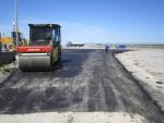 km 646 – km 647 L. Construction of upper layer of pavement from fine grained asphalt concrete at ramp