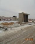 Installation of bus shelter and toilet near the turn to MIS 1795 km 