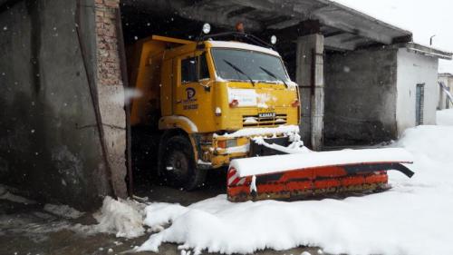 RMD. Availability of salt park, salt and snow clearing equipment on the base