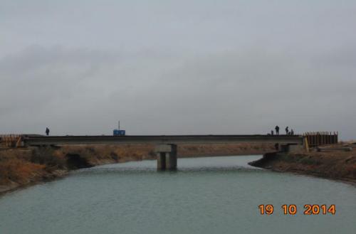 Formwork arrangement of bakwalls on the bridge No. 9, PK 329+36