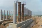 Concreting of pier column No. 2, 3 of Overpass PK 715+70