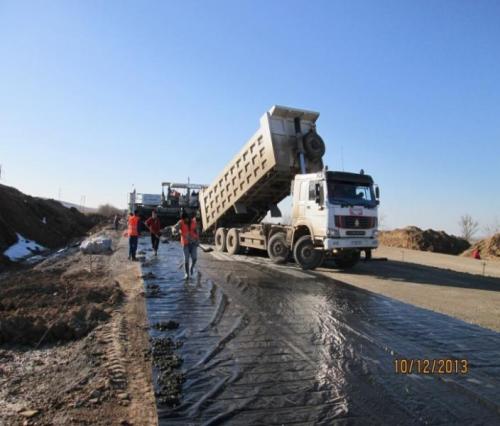 Устр-во цементобет.покрытия км 639-641