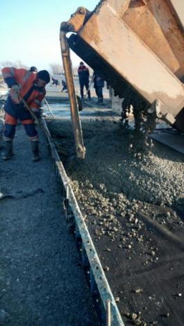 Construction of widening ( slip lane and stopping )