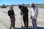 Determination of soil density at the сongress overpass SP 