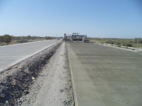 PK 130 Concrete Pavement Right Side 