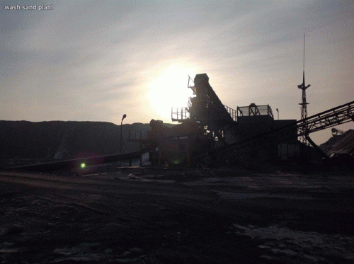 Plant Area – sand washing plant