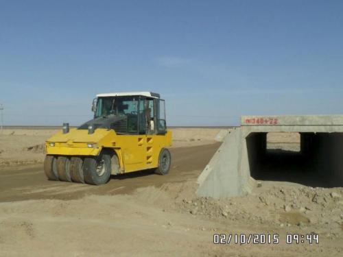 Compaction of Backfilling Material for Box Culvert at PK340+22