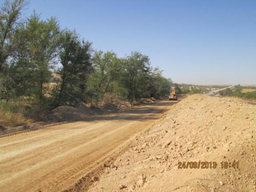 Км 641,5 Уплотнение земляного полотна